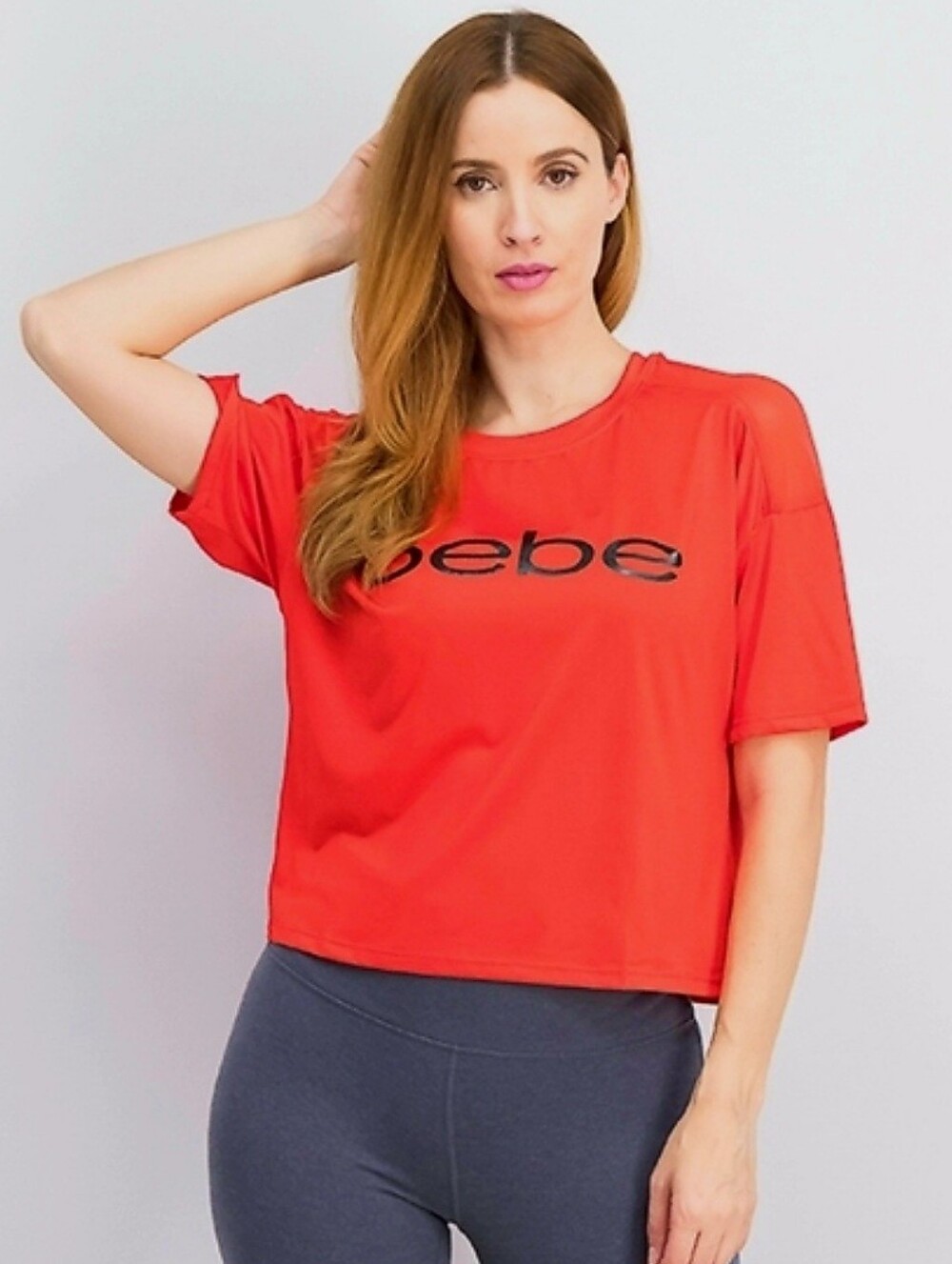 Bebe Red Top Size Large